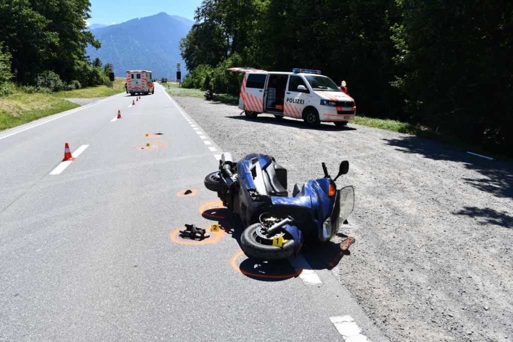 Chur GR: Unfall fordert drei Verletzte