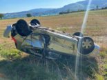 Meisterschwanden: PW überschlägt sich nach Unfall mit Mercedes