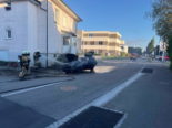 Schwarzenbach SG: Auto gerät beim Abschleppen in Brand