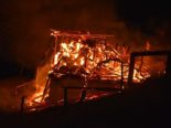 Stall in Ennetbürgen (NW) komplett niedergebrannt