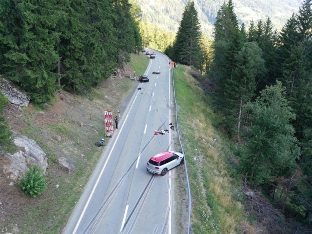 San Carlo: Schwerer Unfall fordert zwei Tote am Berninapass