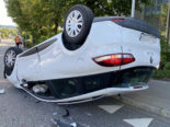 Unfall in Bremgarten AG: Toyota gerammt und überschlagen