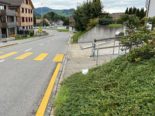 Steinegg AI: Kandelaber durch Unfall abgetrennt - Fahrer haut ab