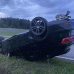 Würenlos AG: Seat crasht bei Unfall Mercedes und überschlägt sich