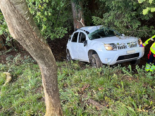 Alpnach: Auto stürzt bei Unfall Hang hinunter und überschlägt sich