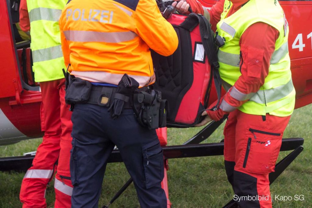 Alt St. Johann: Junger Mann nach Unfall ins Spital geflogen