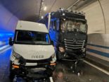 Unfall A2 Luzern: Tunnel Eich weiterhin gesperrt
