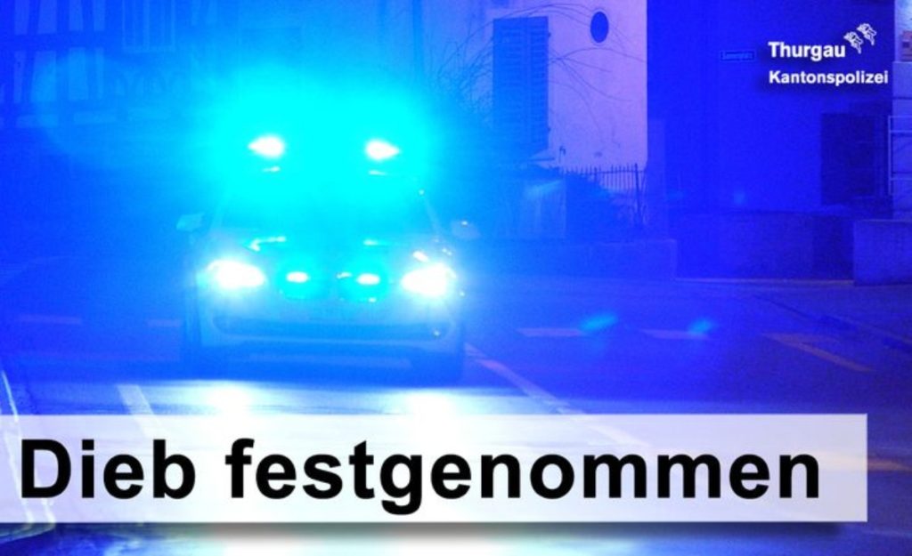 Bottighofen TG: Gegenstände aus Auto gestohlen - Dieb verhaftet