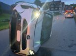 Gonten AI: Toyota landet nach Unfall auf der Seite