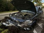 Gerlafingen: Alkoholisierter Fahrer crasht bei Unfall frontal gegen Betonpoller