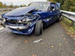 Kölliken AG: Oldtimer prallt bei Unfall auf A1 in Leitplanke