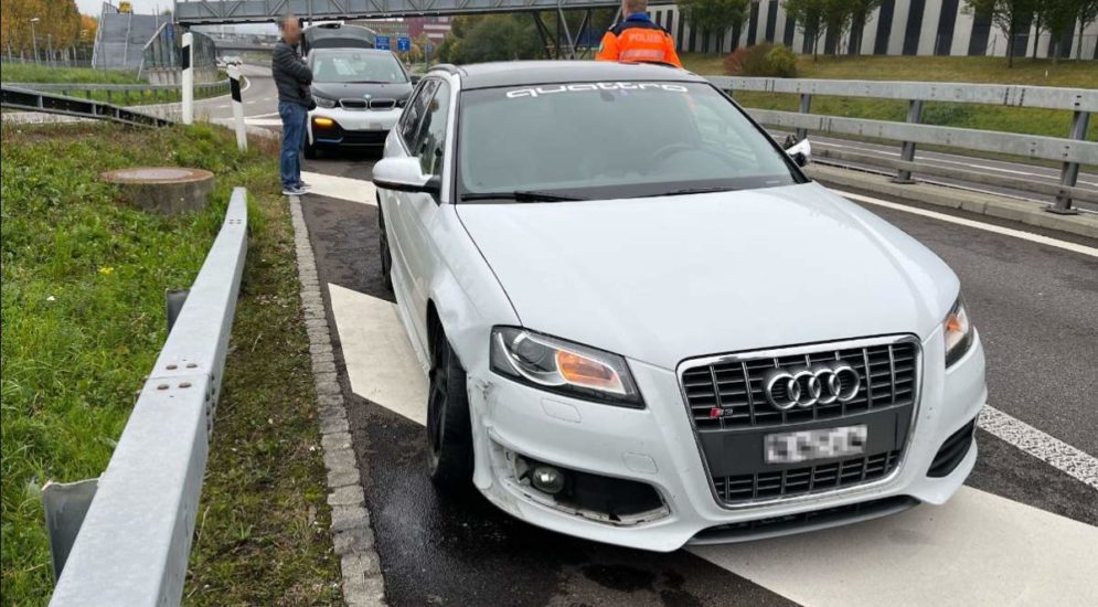 A1, St. Gallen: Bei Unfall mehrmals gegen Leitplanke geprallt