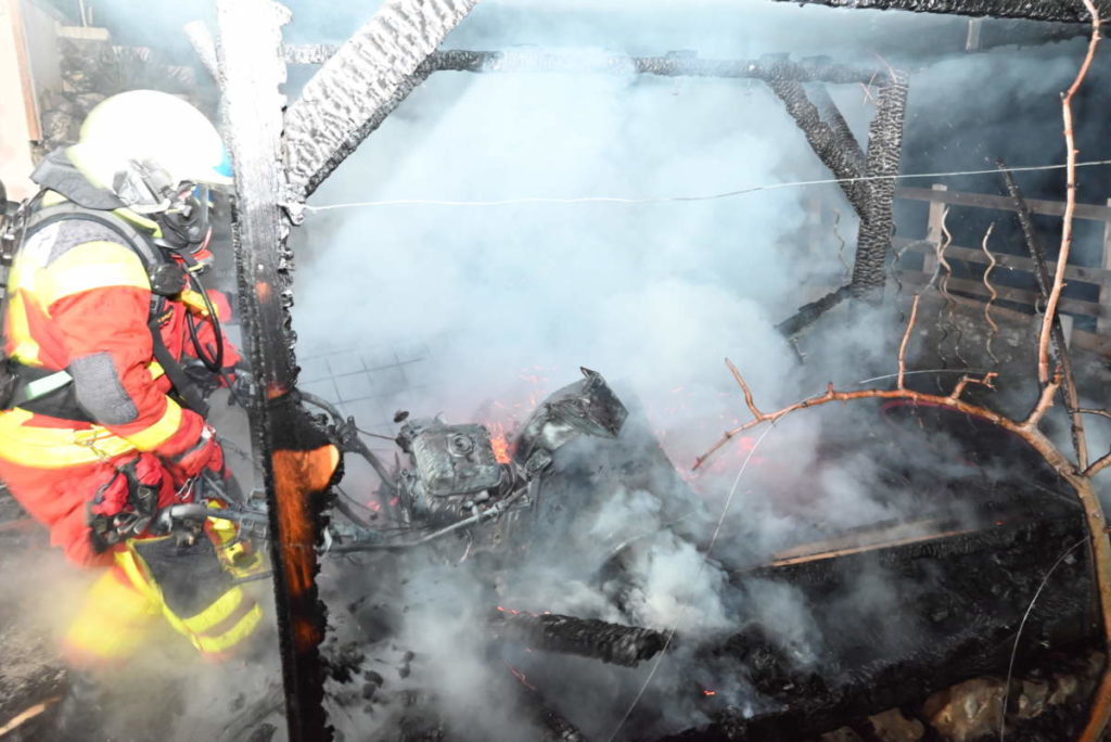 Brand in Buchs SG fordert mehrere zehntausend Franken Sachschaden