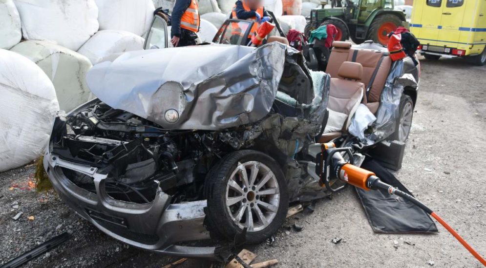 Unfall in Chur GR: 98-jähriger Beifahrer schwer verletzt