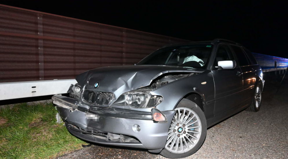Staad SG: Junger BMW-Lenker baut Unfall auf der A1