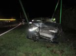 Unfall A3, Benken SG: Auto landet in Waldabschnitt