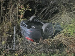 Unfall A2, Rothenburg LU: Auto gerät von der Autobahn