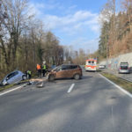 Eggenwil AG: Unfall führt zu Folge-Kollision: Drei Verletzte