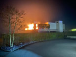 Grossaufgebot wegen Brand in Risch Rotkreuz