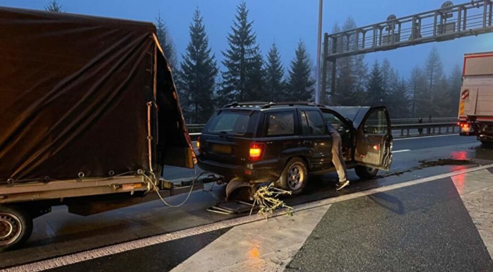 Göschenen UR: Unfall auf der A2 vor dem Gotthard-Tunnel