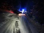 Malix GR: Nach Unfall auf winterlicher Strasse fünfzig Meter weitergerutscht