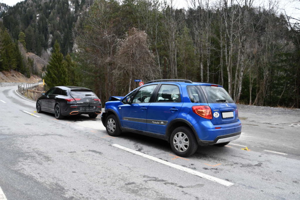 Chur: Vier Fahrzeuge bei Unfall beteiligt