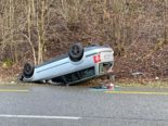 Mümliswil SO: Fahrzeug überschlägt sich bei Unfall