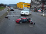 Altstätten SG: Verletzter Motorradfahrer nach Unfall