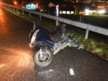 A1 Goldach SG: Fahrer (23) bei Unfall von Motorrad geschleudert