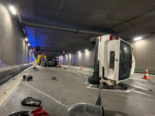 Schwerer Unfall im Schwarzwaldtunnel: Drei Verletzte