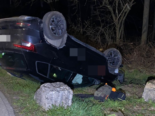 Härkingen SO: Fahrzeug überschlägt sich bei Unfall