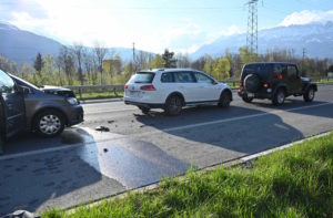 St. Gallen: Dreimal fahrunfähig Unfall gebaut