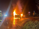 Egerkingen SO: Auto bei Brand völlig zerstört