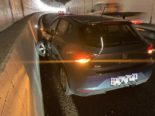 Filzbach GL: Bei Unfall in Tunnelwand gekracht