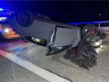 Unfall in Biberist SO: Auto überschlägt sich auf der A5