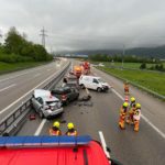 Härkingen: Mehrere Verletzte bei heftigem Unfall auf der A1