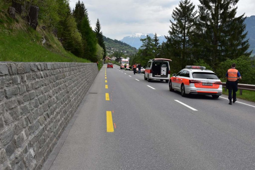 Churwalden: Motorradfahrer erleidet bei Unfall schwere Verletzungen