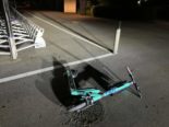 Romanshorn TG: Mit E-Scooter bei Unfall in Unterstand gekracht