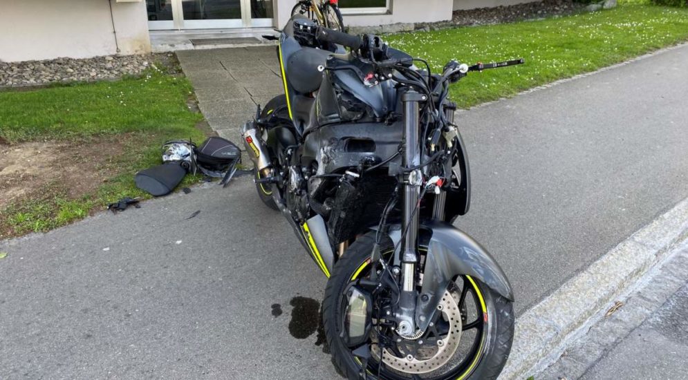 Romanshorn: Lenker (26) bei Unfall mit entwendetem Motorrad schwer verletzt
