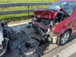 Härkingen SO: Heftiger Unfall mit drei Fahrzeugen auf der A1