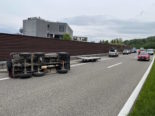 A1 Rorschacherberg: Stau wegen Unfall durch Lieferwagen