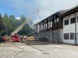 Hefenhofen TG: Grossbrand in Lagerhalle einer Baufirma