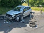 Bad Zurzach AG: Autos kollidieren bei Unfall frontal
