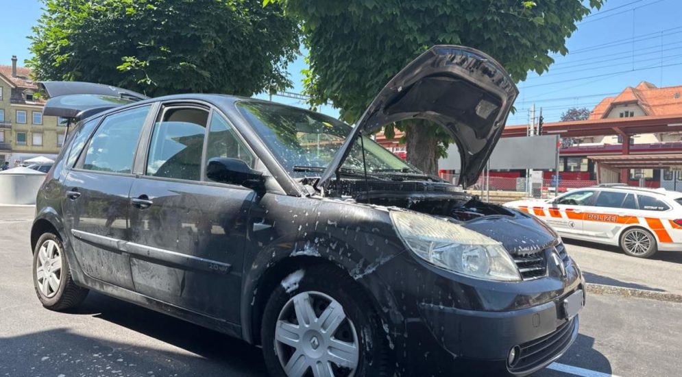 Appenzell: Auto in Brand geraten