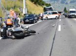 Unfall A2 Beckenried NW: Motorradlenker erheblich verletzt