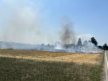 Hefenhofen TG: 1,5 Hektar Stoppelfeld in Brand