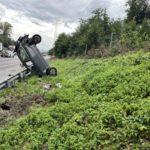 Suhr AG: Auto überschlägt sich bei Unfall auf A1