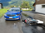 Giswil OW: Unfall gebaut mit nicht-immatrikulierten Motorrad