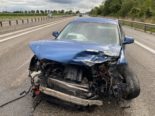 Oberbuchsiten SO: Lenker prallt bei Unfall auf A1 in Leitplanke