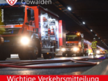 Kaiserstuhl OW: Verkehrsbehinderung Brünigstrasse wegen Unfall!